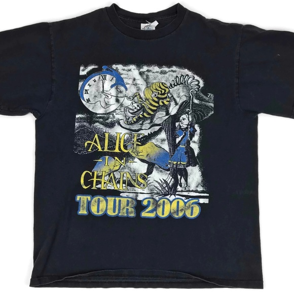 Alice in Chains Concert Tee 2006 Tour T Shirt Sz L - Picture 3 of 8